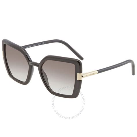 prada pr 09ws 1ab0a7|Prada Grey Gradient Butterfly Ladies Sunglasses PR 09WS .